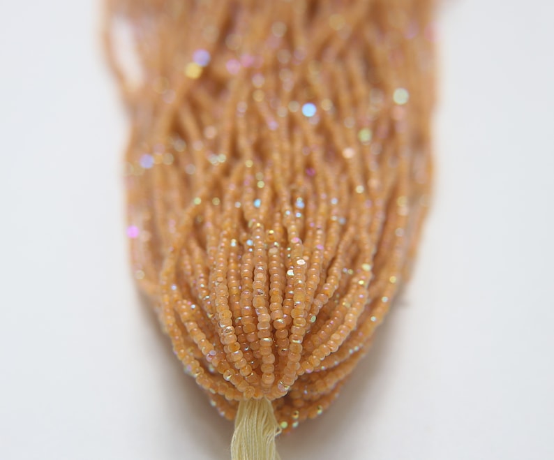 11/0 Charlotte Cut Seed Beads: Patina Opal Neon Aurore Boreale