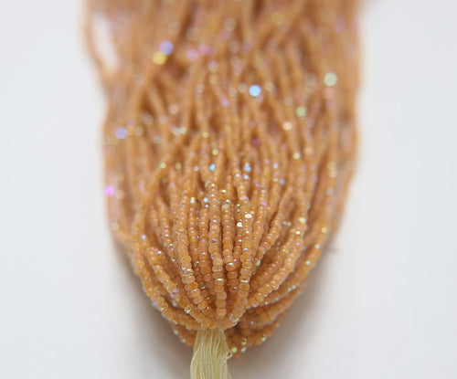 11/0 Charlotte Cut Seed Beads: Patina Opal Neon Aurore Boreale