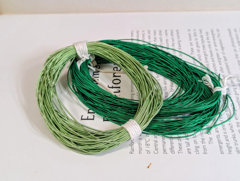 Green Emerald Embroidery Materials Kit for: Goldwork, Tambour, Luneville, Zardozi