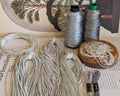 Silver Goldwork Embroidery Kit: for Goldwork, Tambour, Luneville, Zardozi