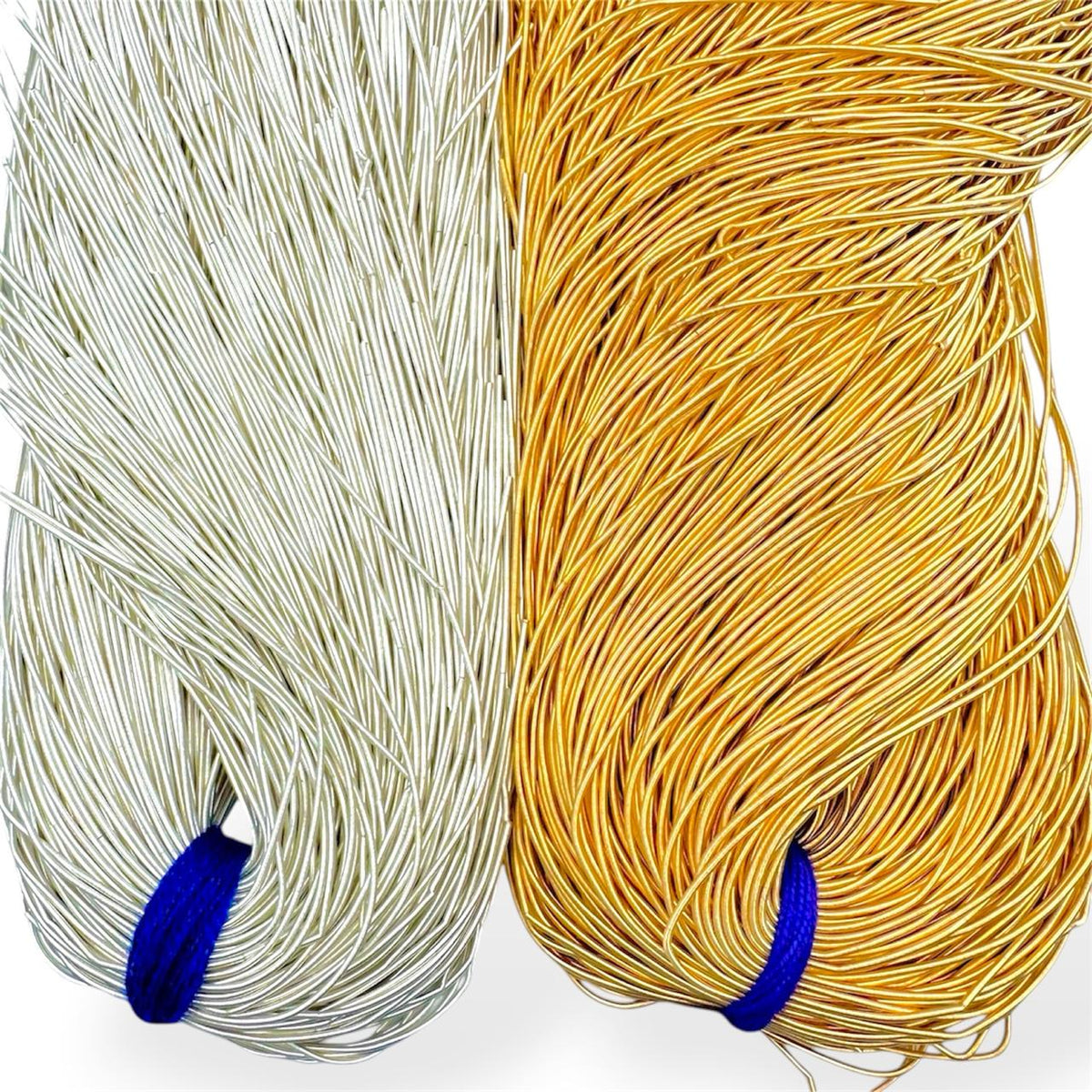 1mm Bullion Wire / Metallic French Wire / French Coil, Rough Purl, Bullion Thread, Nakshi, Purl Wire in Multiple Colors - 100g (45.7m / 50 Yards)
