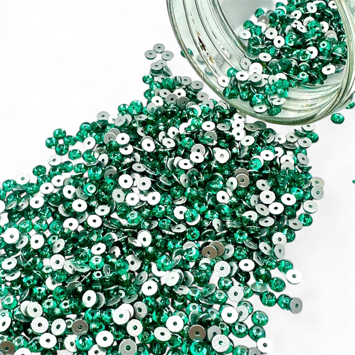 Swarovski Crystal Sequin 3128 Round Buttons Center Hole Sew On Stone Flatback 4mm and 6mm - Sapphire foiled ( Select Sizes and Quantity)
