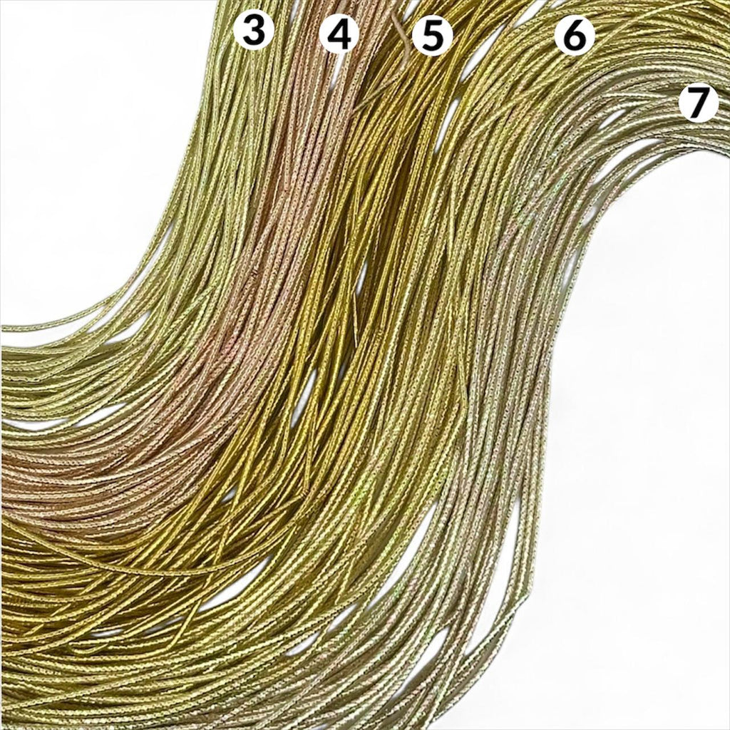 1mm Metallic Bullion Thread for Embroidery - French Wire, French Coil, Rough Purl, Dabka Nakshi (Multiple Colors)