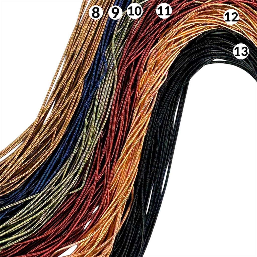 1mm Metallic Bullion Thread for Embroidery - French Wire, French Coil, Rough Purl, Dabka Nakshi (Multiple Colors)
