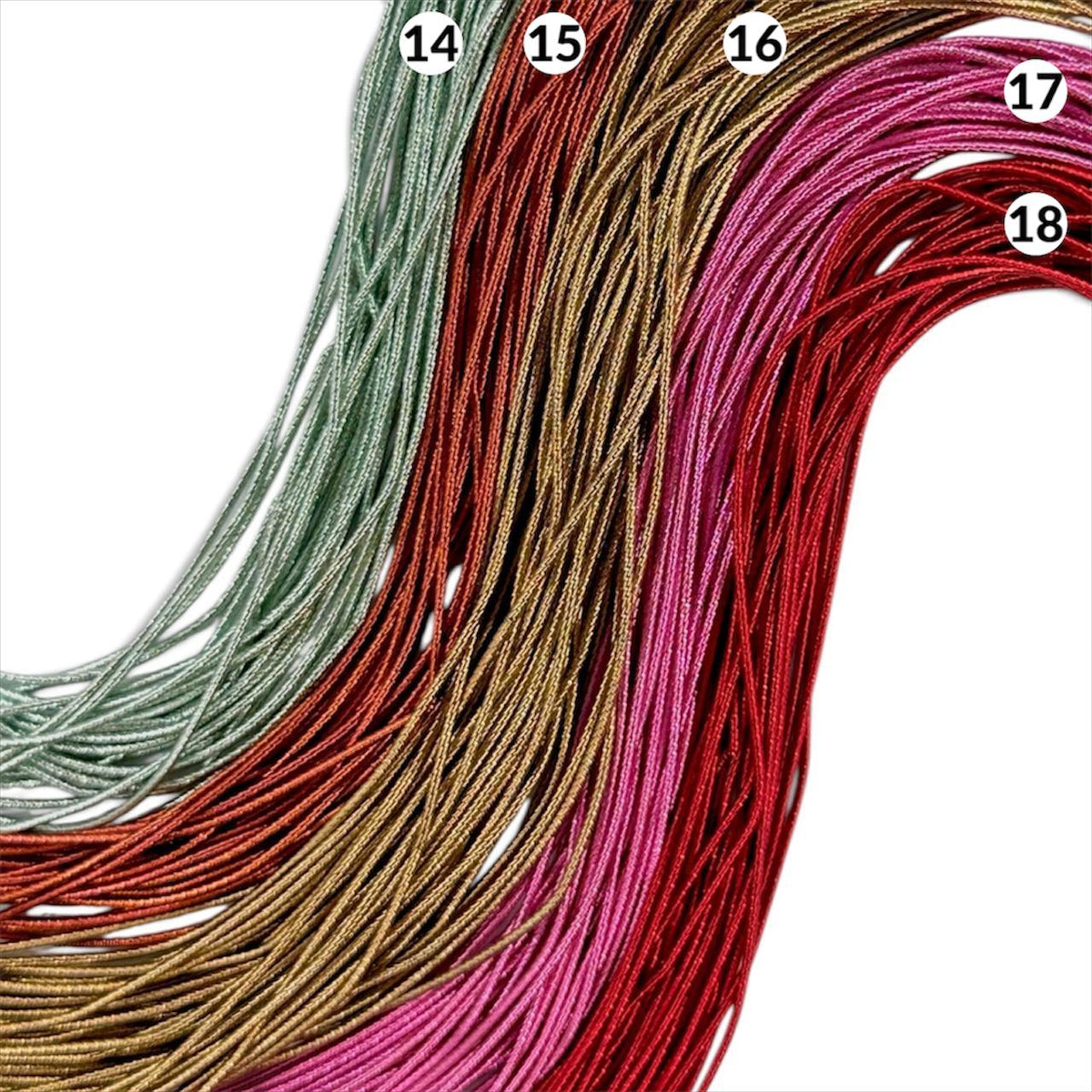 1mm Metallic Bullion Thread for Embroidery - French Wire, French Coil, Rough Purl, Dabka Nakshi (Multiple Colors)